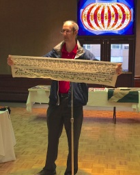 Mitchell Sutton (guest) - with cross stitch Torah portion